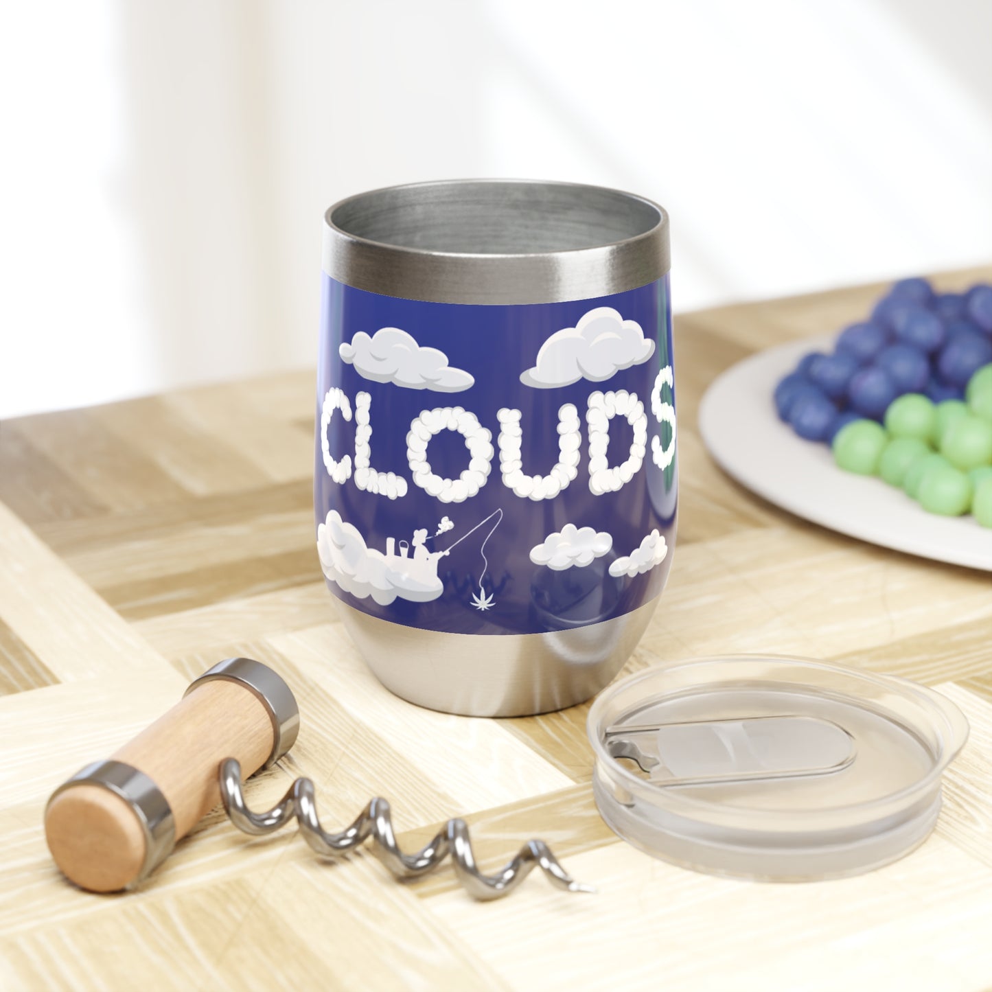 Clouds Chill Wine Tumbler