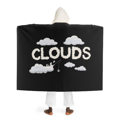 Clouds Hooded Blanket