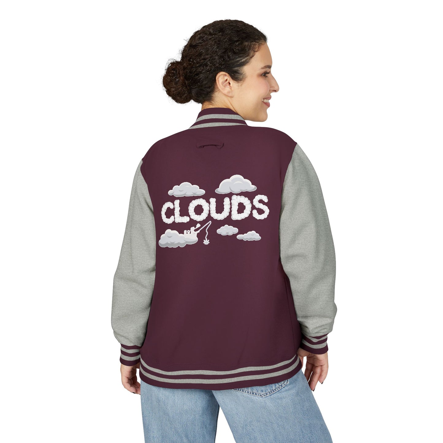 Clouds Varsity Letterman Jacket