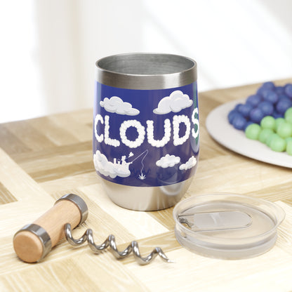 Clouds Chill Wine Tumbler