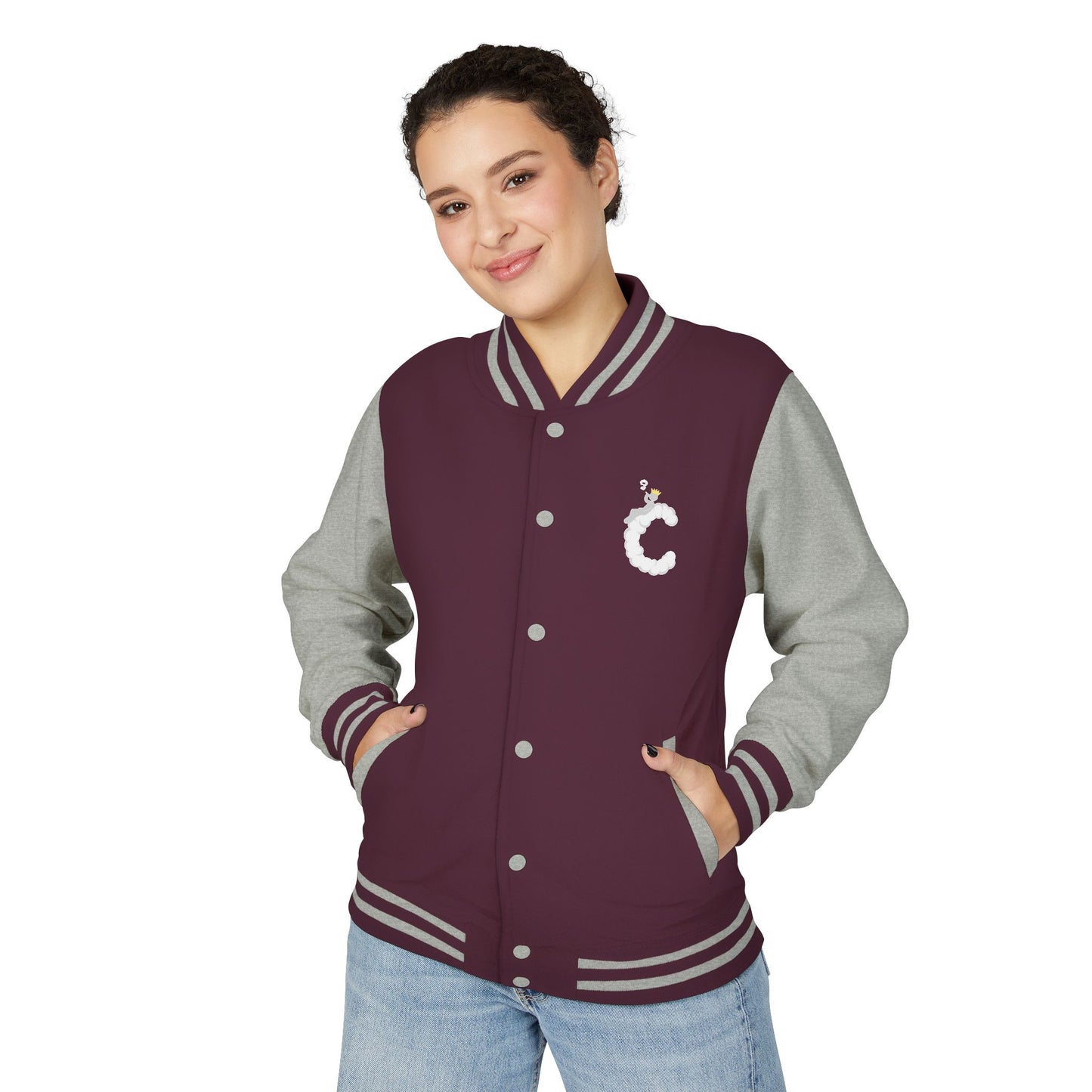 Clouds Varsity Letterman Jacket