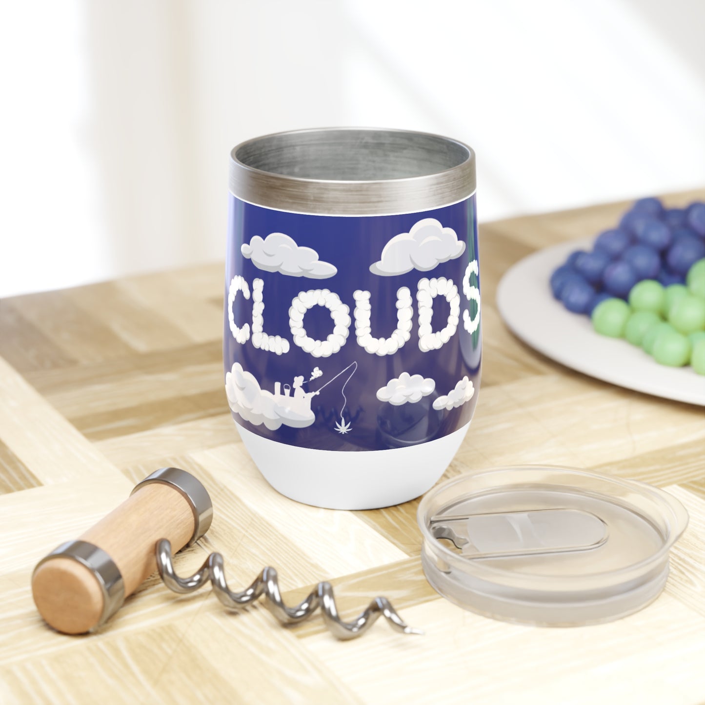Clouds Chill Wine Tumbler